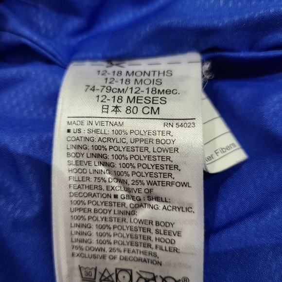 GAP Toddler Down Jacket 12-18 mths - Picture 4 of 5